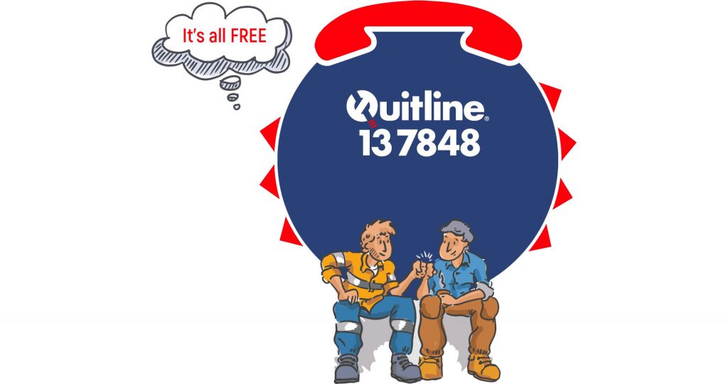 Contact Quitline 1